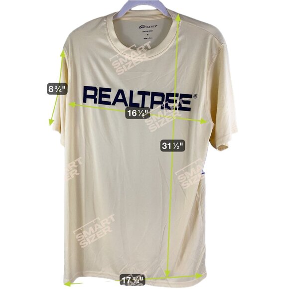 Realtree NWT Performance UPF 50 Short Sleeve T-Shirt Yellow M Workout Casual - Picture 3 of 7